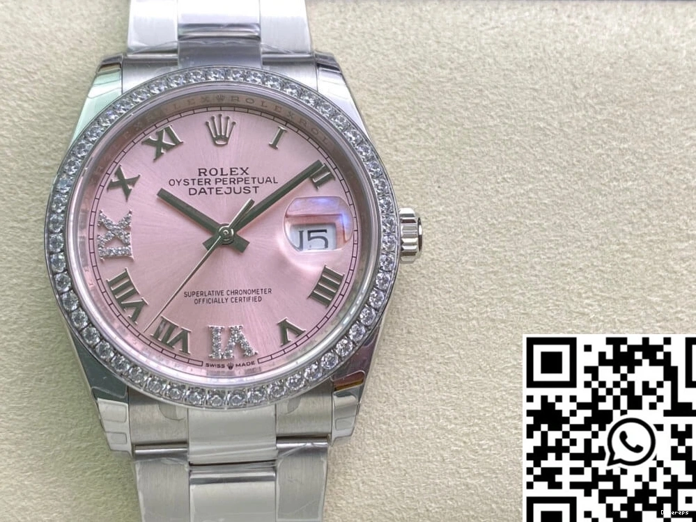 751 Diamond-set Affordable Rolex EW Factory Datejust M126284RBR-0024 Dial 0726